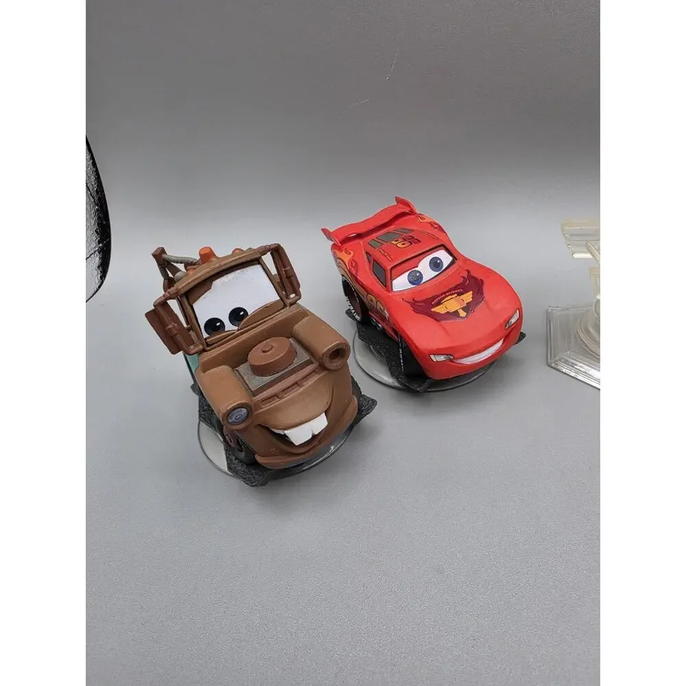 Disney Infinity Cars Figures Lot With Crystal